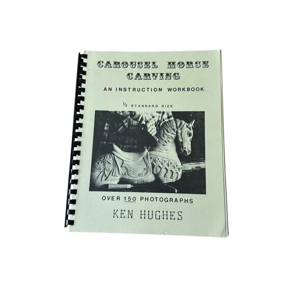Carousel Horse Wood Carving Instruction Workbook Pattern Ken Hughes 1/3 Size - Picture 3 of 11